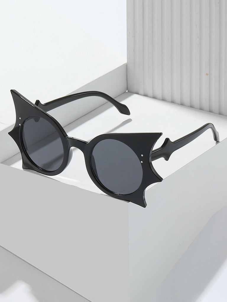 Schwarz Halloween Fledermaus Flügel Gothic Sonnenbrille