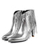 Metallisch Quaste Spitzer Spitze Stiletto Chelsea Stiefel