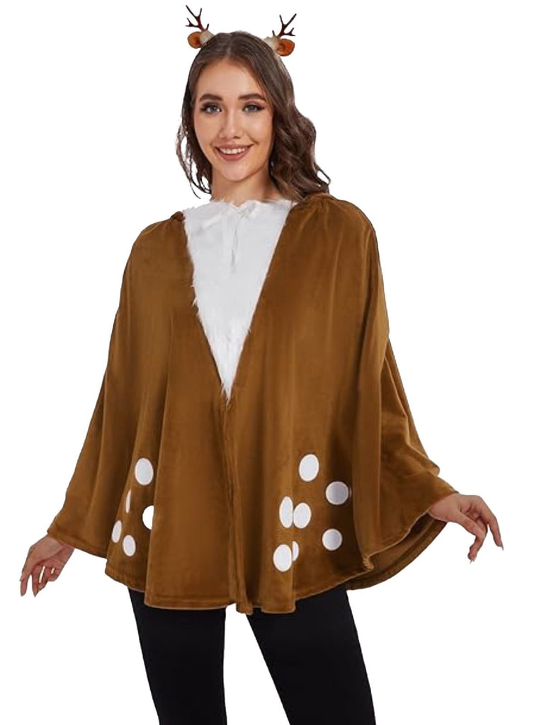 Braun 1940er Weihnachten Waldhirsch Cape