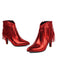 Metallisch Quaste Spitzer Spitze Stiletto Chelsea Stiefel