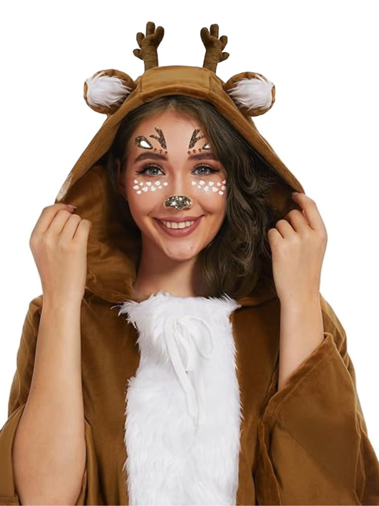 Braun 1940er Weihnachten Waldhirsch Cape