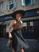 Rot 1950er Glitzer Patchwork Kleid