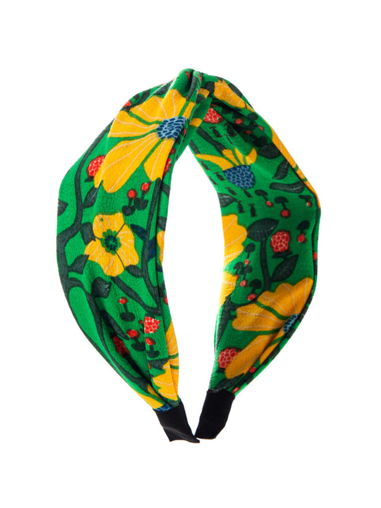 Bohemien Blumen Muster Stoff Stirnband