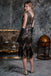 1920ER PERLEN PAILLETTEN FRANSEN VINTAGE KLEID