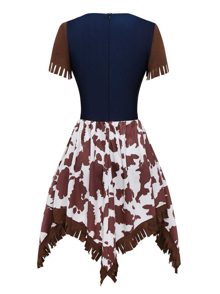 1940er Western Cowgirl Kostüm Kleid Mit Peitsche