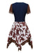 1940er Western Cowgirl Kostüm Kleid Mit Peitsche