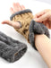 Winter Kunstpelzbesatz Stricken Fingerlos Handschuhe