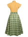 1950ER PATCHWORK PLAID BOW TOP UND RÖCKE