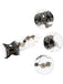 Retro Steampunk Halloween Skeleton Gang Armband
