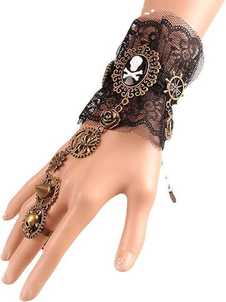 Retro Steampunk Halloween Skeleton Gang Armband