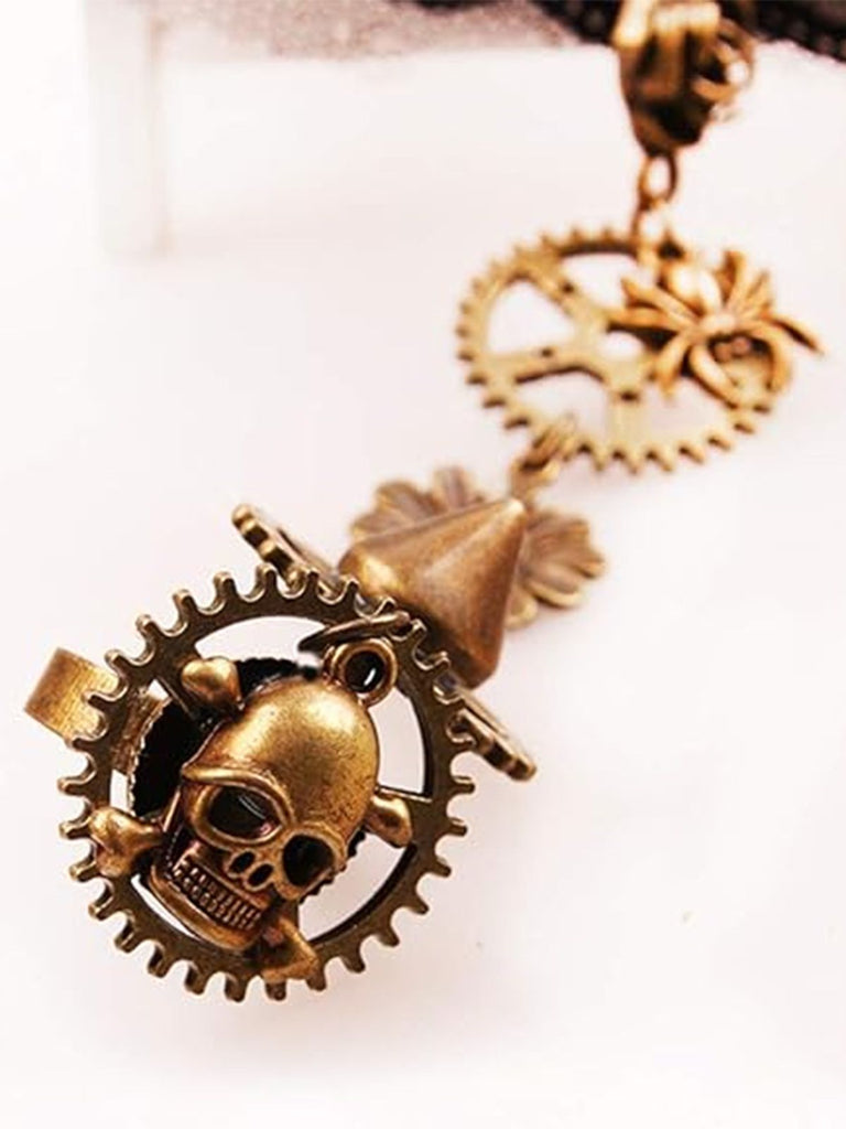 Retro Steampunk Halloween Skeleton Gang Armband