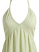 30er Maxikleid mit V-Ausschnitt und Neckholder