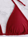 1940er Uni Halter Bikini Set & Häkel Cover-Up