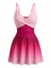 40er Badekleid mit Ombre und Gespiegelt