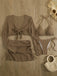50er Bikini-Set & Shorts & Cover-Up mit Neckholder und Häkelarbeit