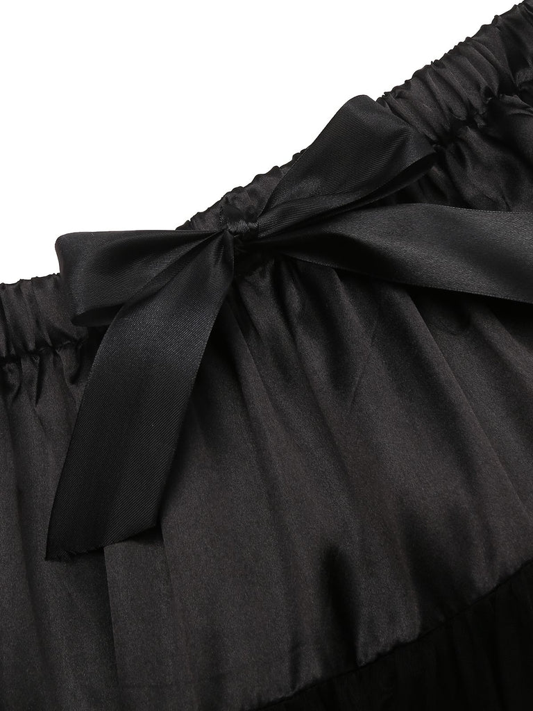 Rosa 50er Petticoat mit Rüschen