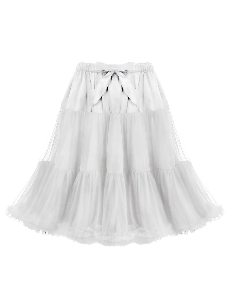 Rosa 50er Petticoat mit Rüschen