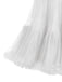Schwarzer 50er Petticoat mit Rüschen