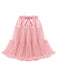 Schwarzer 50er Petticoat mit Rüschen
