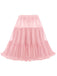 Rosa 50er Petticoat mit Rüschen
