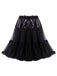 Schwarzer 50er Petticoat mit Rüschen