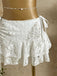 Schwarz 1960er Rüschen Halter Bikini Set & Blumen Spitze Cover-Up