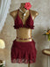 Schwarz 1960er Rüschen Halter Bikini Set & Blumen Spitze Cover-Up