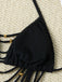 80er Bikini-Set & Shorts mit Neckholder und Schnürung