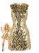 Y2k Pailletten Disco Ärmellos Party Kleid