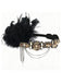 1920er Gatsby Feder Kristall Flapper Stirnband