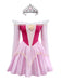 Rosa 1940er Prinzessin Schulterfrei Tüll Party Kleid