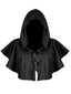 Vintage Solide Halloween Hooded Sensenmann-Umhang