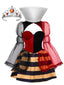 1950er Herzkönigin Inspiriert Halloween Kleid Mit Krone