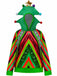 1970er Bunt Weihnachtsbaum 3D Verziert Hoodie Pullover