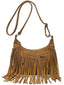Vintage Boho Quaste Suede Umhängetasche