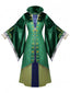 Grün 1930er Samt Winifred Sanderson Inspiriertes Hexen Kostüm Kleid