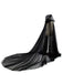 Schwarz Halloween Vampirbraut Netz Hooded Umhang