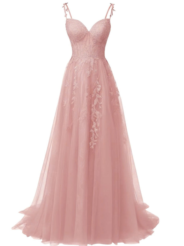 Rot 1930er Spaghetti Träger Spitze Tüll Maxi Kleid