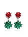 Weihnachten Bunt Baum Quasten Ohrringe