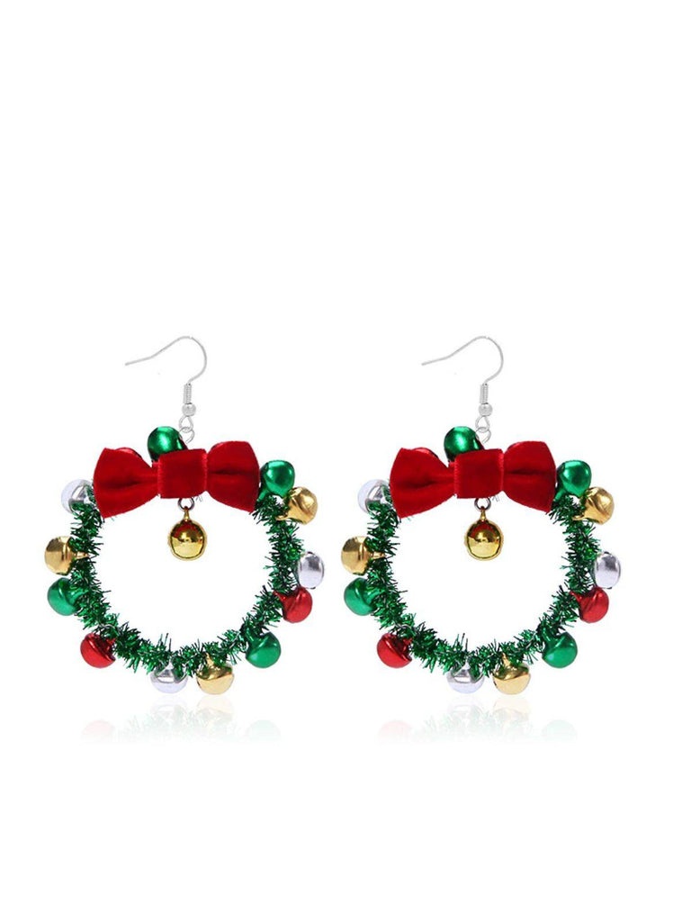 Weihnachten Bunt Baum Quasten Ohrringe