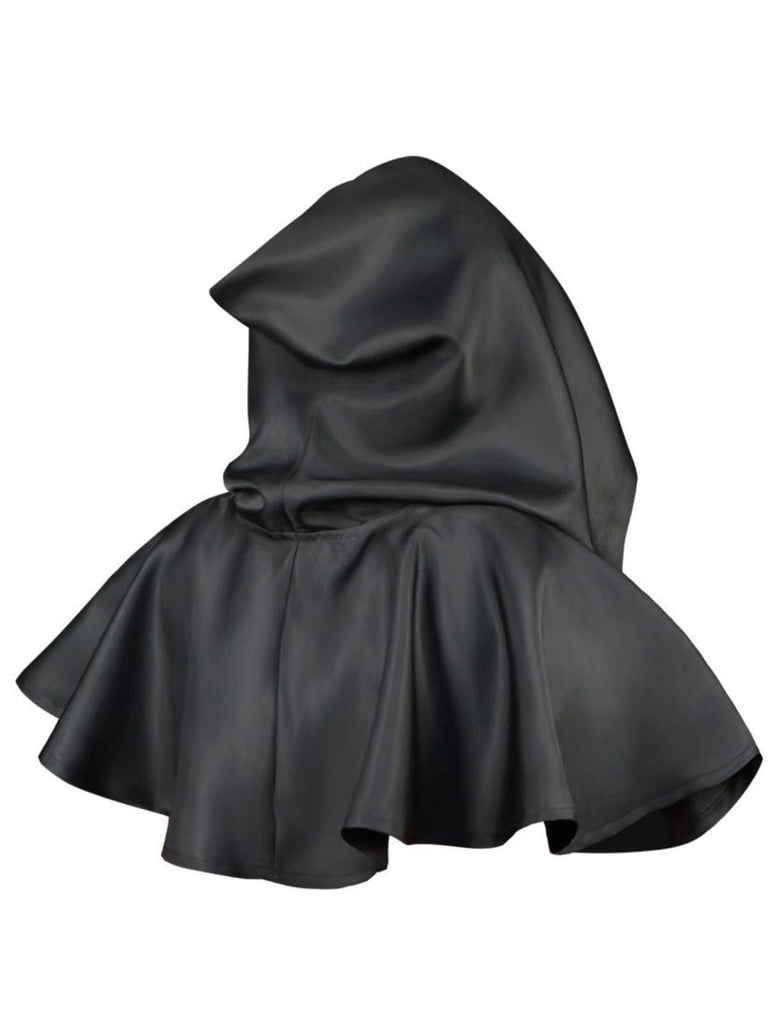 Vintage Solide Halloween Hooded Sensenmann-Umhang