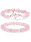 Kristallperlen Schmetterling Charm Armband Set