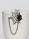 Halloween Diamant Spinnennetz Gothic Brosche