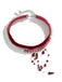 Rot Gothic Vampir Samt Choker Halskette