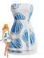 2PCS 1970er Boho Muschel Bandeau Top & Shorts Set