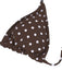 50er Bikini & Shorts mit Polka-Dots und Neckholder
