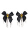 Schwarz Gothic Bogen Skeleton Hand Haarspange