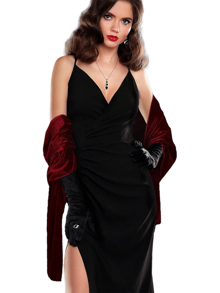 1930er Vintage Abend Samt Cape