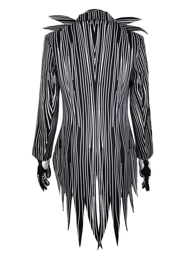 Schwarz 1940er Jack Skellington Kostümanzug
