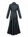 1940er Mittwochsakademie Streifen Uniform Kostümset
